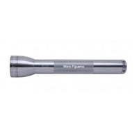 Gray ML300L LED 3-Cell D flashlight with Mario Figueroa engraving
