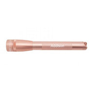 Rose gold Mini Maglite Pro LED flashlight with Addison engraving
