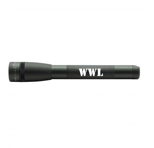 Mini Maglite Pro LED Flashlight - Matte Foliage Green - Custom Engraving