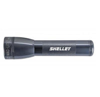 ML25LT LED 2-Cell C flashlight in gray with custom engraving