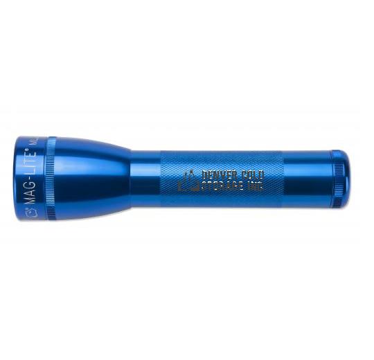 ML25LT LED 2-Cell C Flashlight - Blue - Custom Engraving