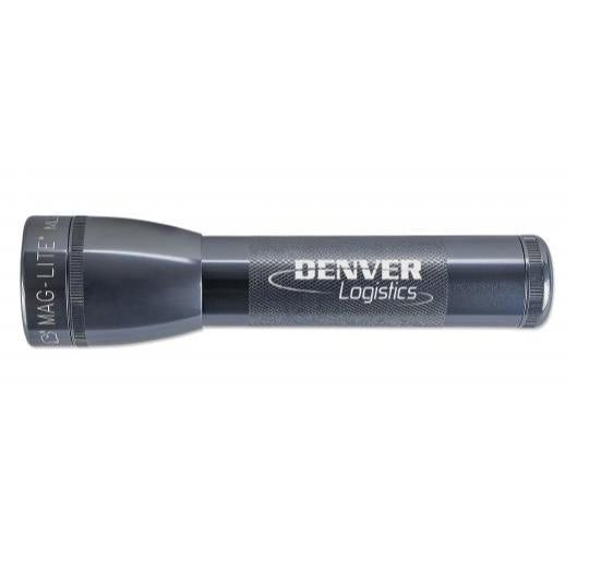 ML25LT LED 2-Cell C Flashlight - Gray - Custom Engraving