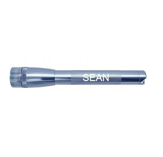 Mini Maglite Pro LED Flashlight - Gray - Custom Engraving