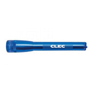 Blue Mini Maglite Pro LED flashlight with custom engraving