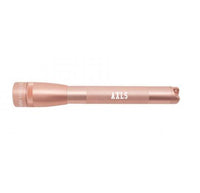 Rose gold Mini Maglite Pro LED flashlight with STYX engraving