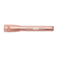 Rose gold Mini Maglite Pro LED flashlight with NAKB engraving