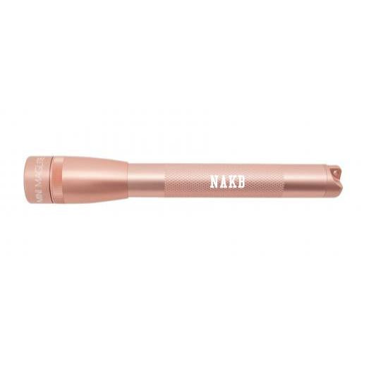 Mini Maglite Pro LED Flashlight - Rose Gold - Custom Engraving