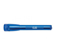 Blue Mini Maglite Pro LED flashlight with CLEC engraving
