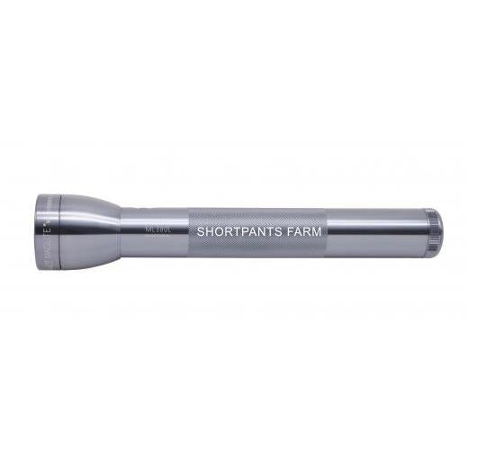 ML300L LED 3-Cell D Flashlight - Gray - Custom Engraving