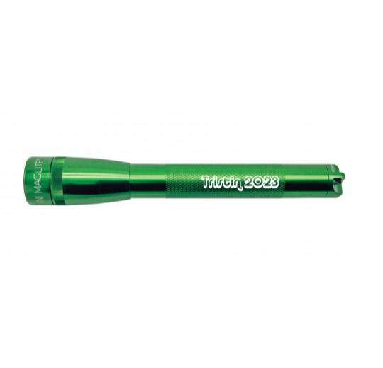 Mini Maglite Pro LED Flashlight - Dark Green - Custom Engraving