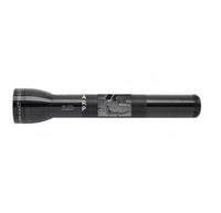 Black ML300L LED 3-Cell D flashlight with custom engraving band.