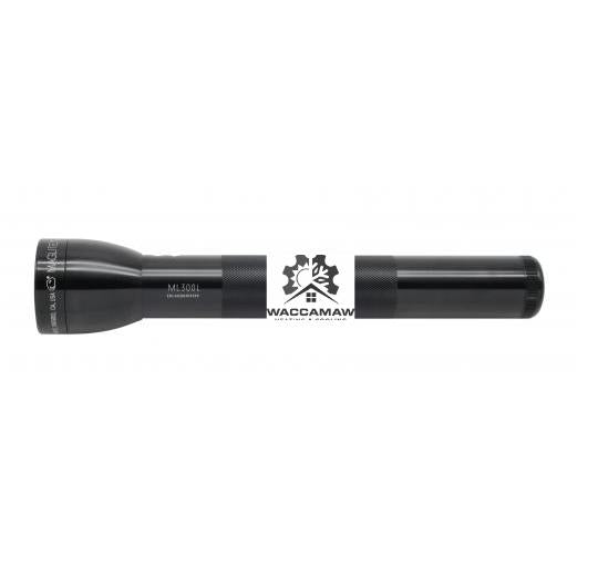 ML300L LED 3-Cell D Flashlight - Black - Custom Engraving