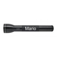 Black ML300L LED 3-Cell D flashlight with Mario engraving