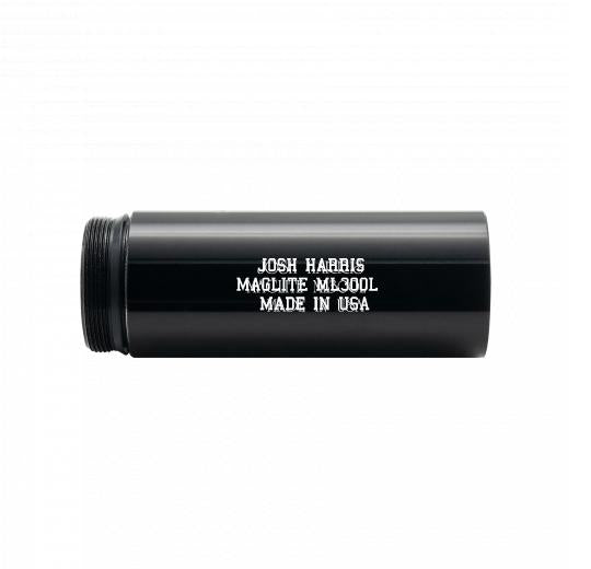 Maglite ML300L - Barrel Storage - Black - Custom Engraving