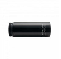 Black Maglite ML300L barrel storage tube with threaded end
