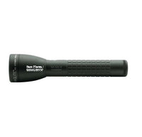 Foliage green ML50LX two cell C flashlight with rugged knurled body