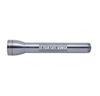 Gray ML300L LED 3-Cell D flashlight with IS YEAR SAFE WORKER engraving
