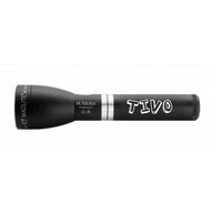 ML150LRSX rechargeable LED flashlight in matte black with custom tactical engraving