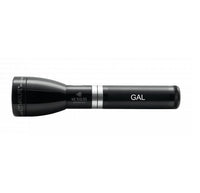 ML150LRS rechargeable LED fast charging flashlight in gloss black with GAL engraving