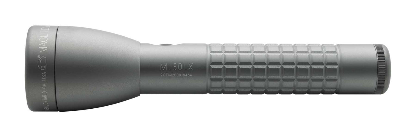 ML50LX LED 2-Cell C - Flashlight -Urban Gray - Custom Tactical Engraving