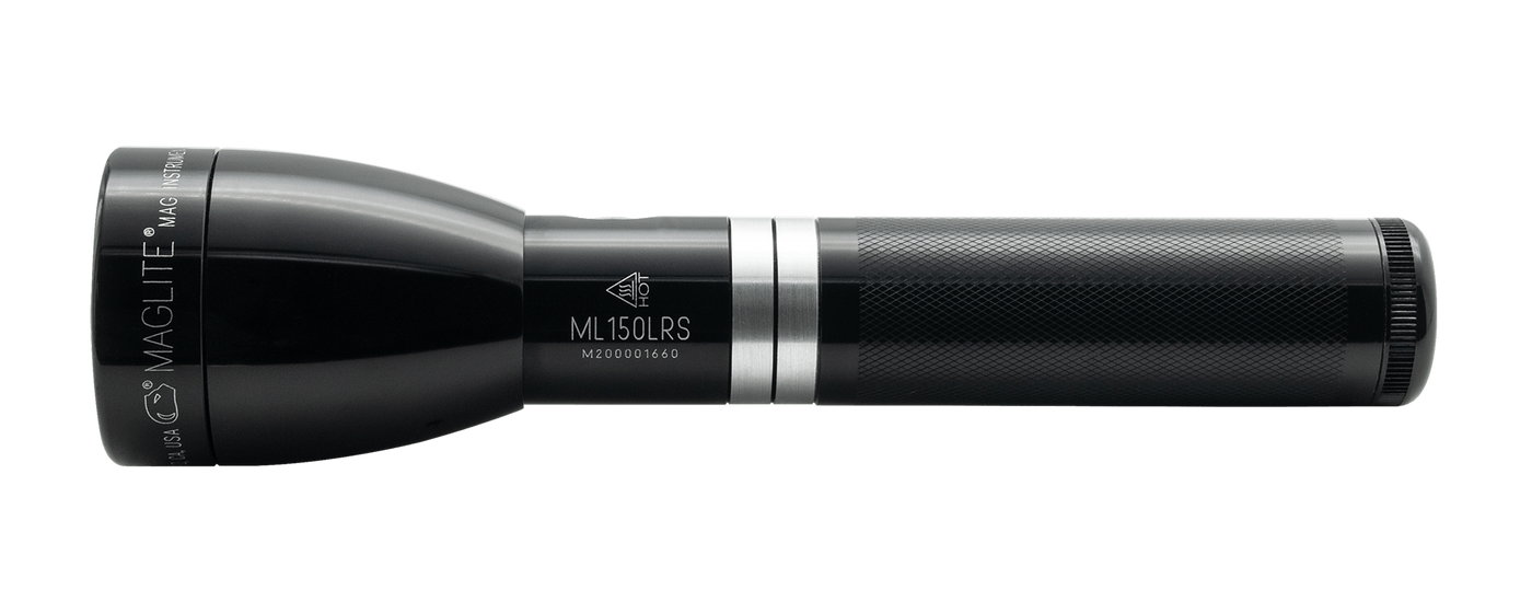 ML150LRS Rechargeable LED Fast-Charging Flashlight Gloss Black Cus –  Maglite