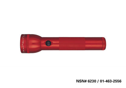 Maglite Xenon 2-Cell Flashlight Red