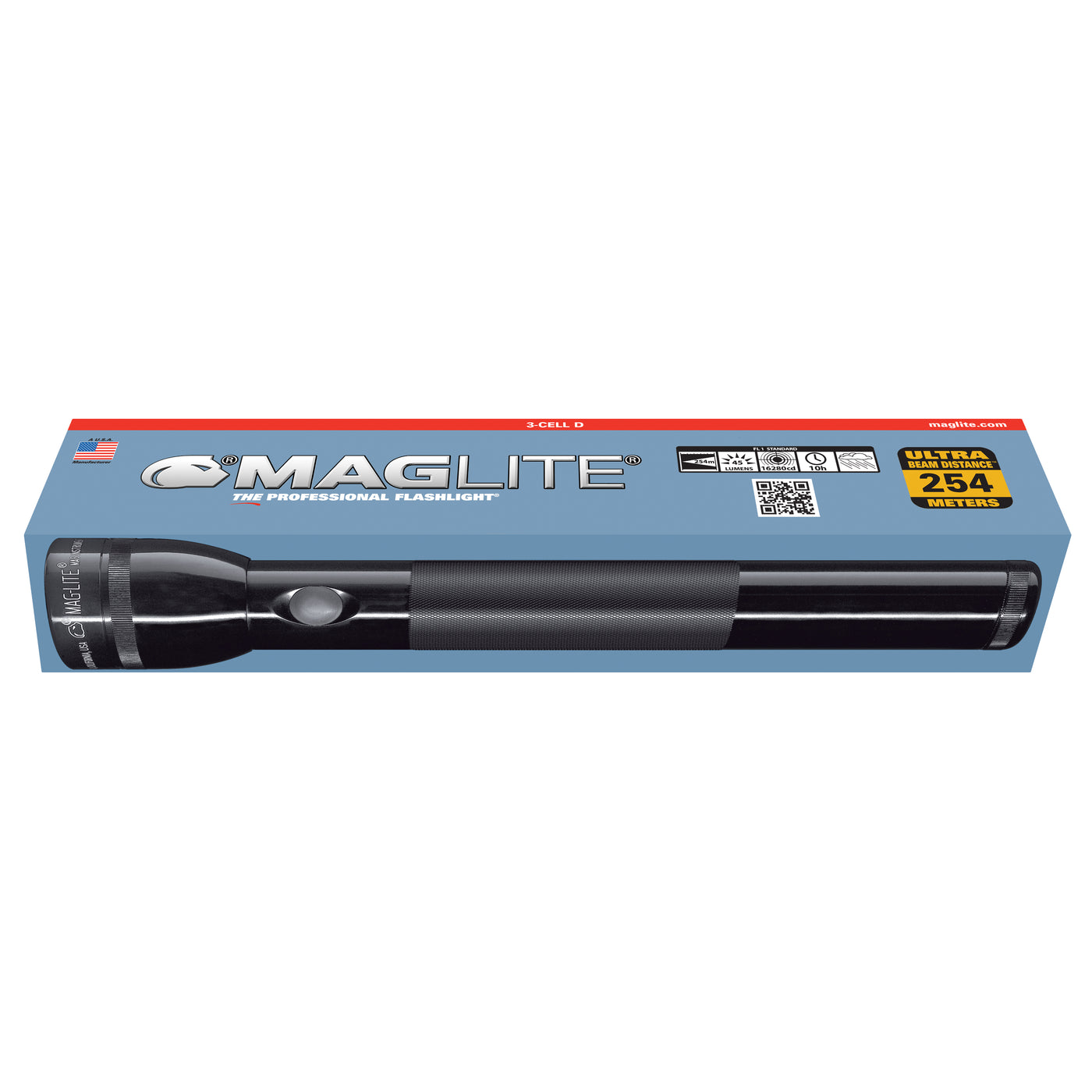 Maglite Lampe torche - 4 piles Type D - Lg : 36 cm - Réf.Lg :36 cm