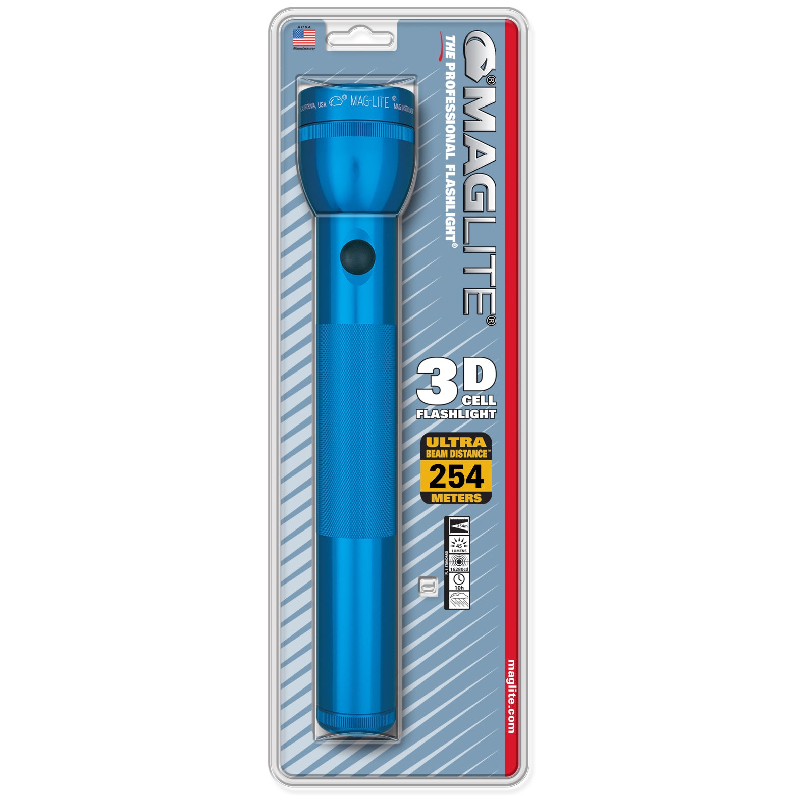 Maglite Incandescent 3-Cell Flashlight Blister Pack