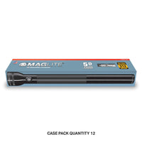 Maglite case pack box for 5D Xenon flashlight showing CASE PACK QUANTITY 12