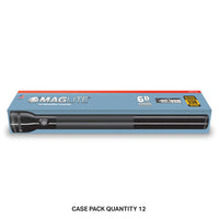 Maglite 6D Xenon flashlight in branded blue box packaging