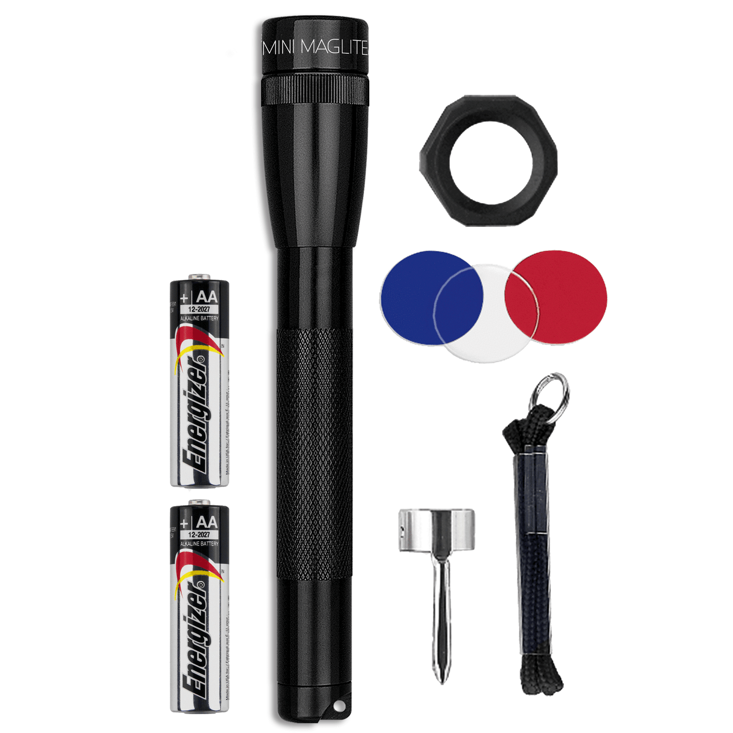 Mini Maglite LED Pro Flashlight AA Combo Pack Black