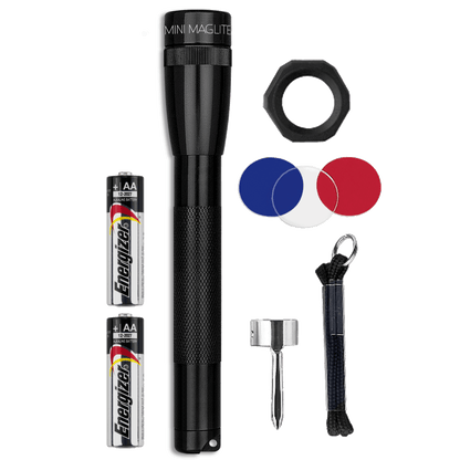 Mini Maglite LED Pro Flashlight AA Combo Pack Black