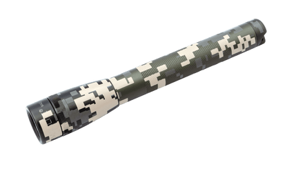 Camouflage Maglite Mini LED flashlight with textured grip