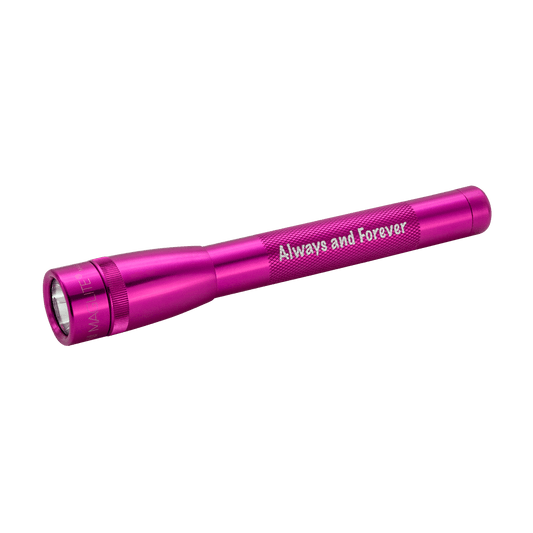 Mini Maglite Pro LED - Always and Forever - Pocket / Purse Flashlight - Pink