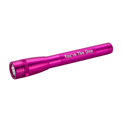 Mini Maglite Pro LED - You're The One - Pocket / Purse Flashlight - Pink