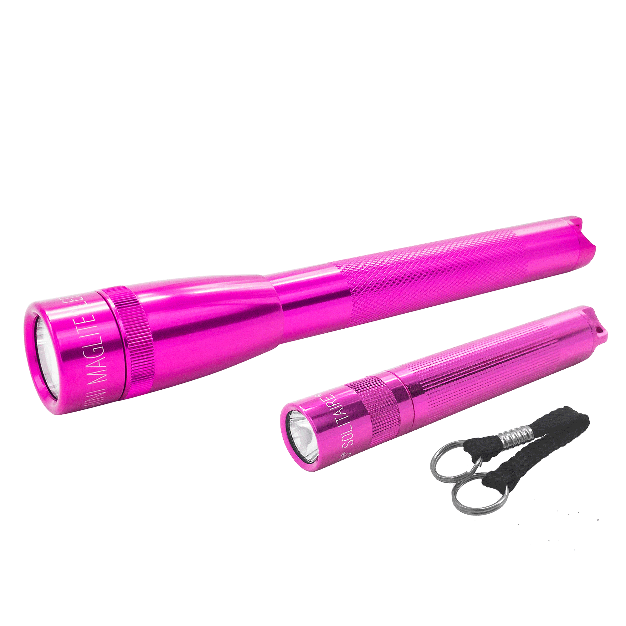 Mini Maglite LED Pocket flashlight and Maglite Solitaire LED keychain flashlight