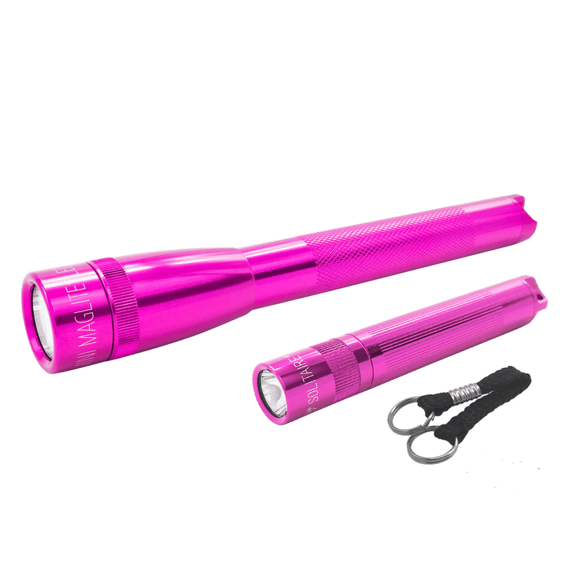 Mini Maglite LED Pocket flashlight and Maglite Solitaire LED keychain flashlight