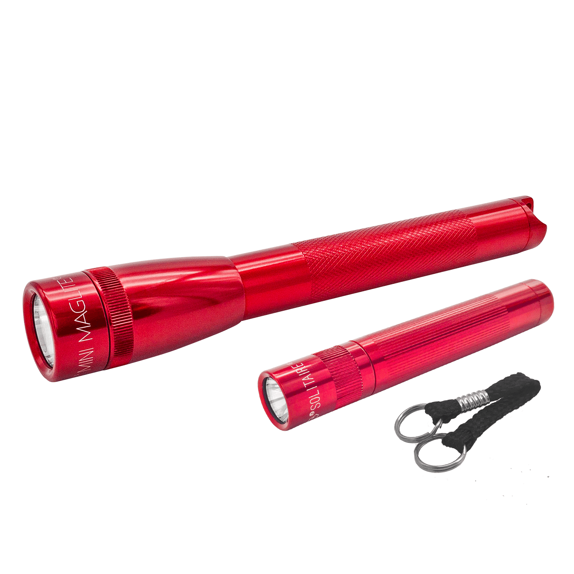 Mini Maglite LED Pocket flashlight and Maglite Solitaire LED keychain flashlight