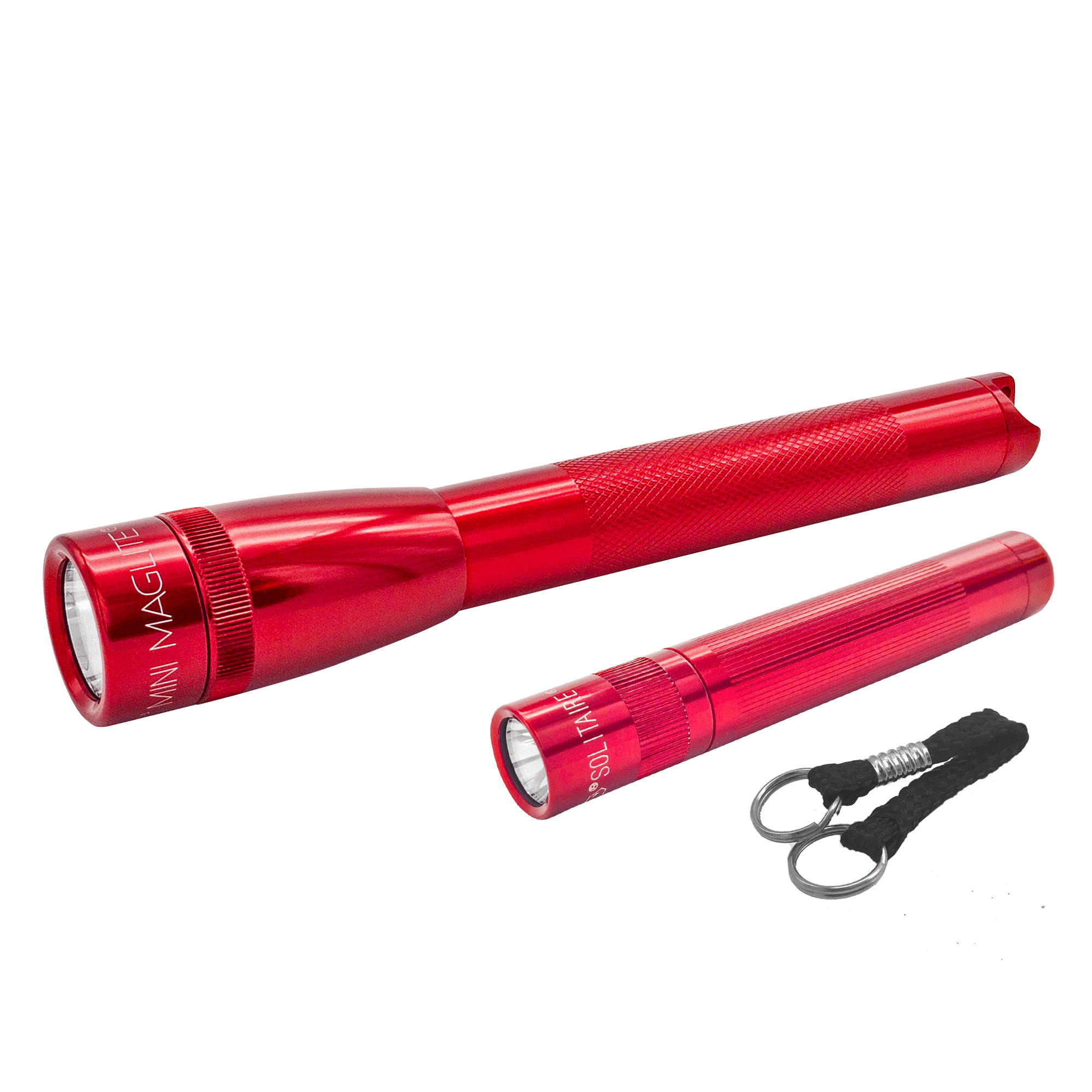 Mini Maglite LED Pocket flashlight and Maglite Solitaire LED keychain flashlight