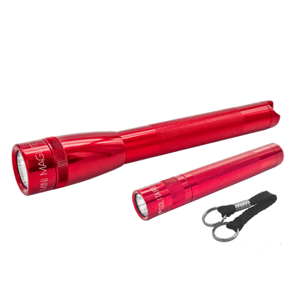 Mini Maglite LED Pocket flashlight and Maglite Solitaire LED keychain flashlight