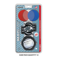 Maglite D-Cell flashlight accessory pack with three color lens discs and mounting hardware in blister packaging