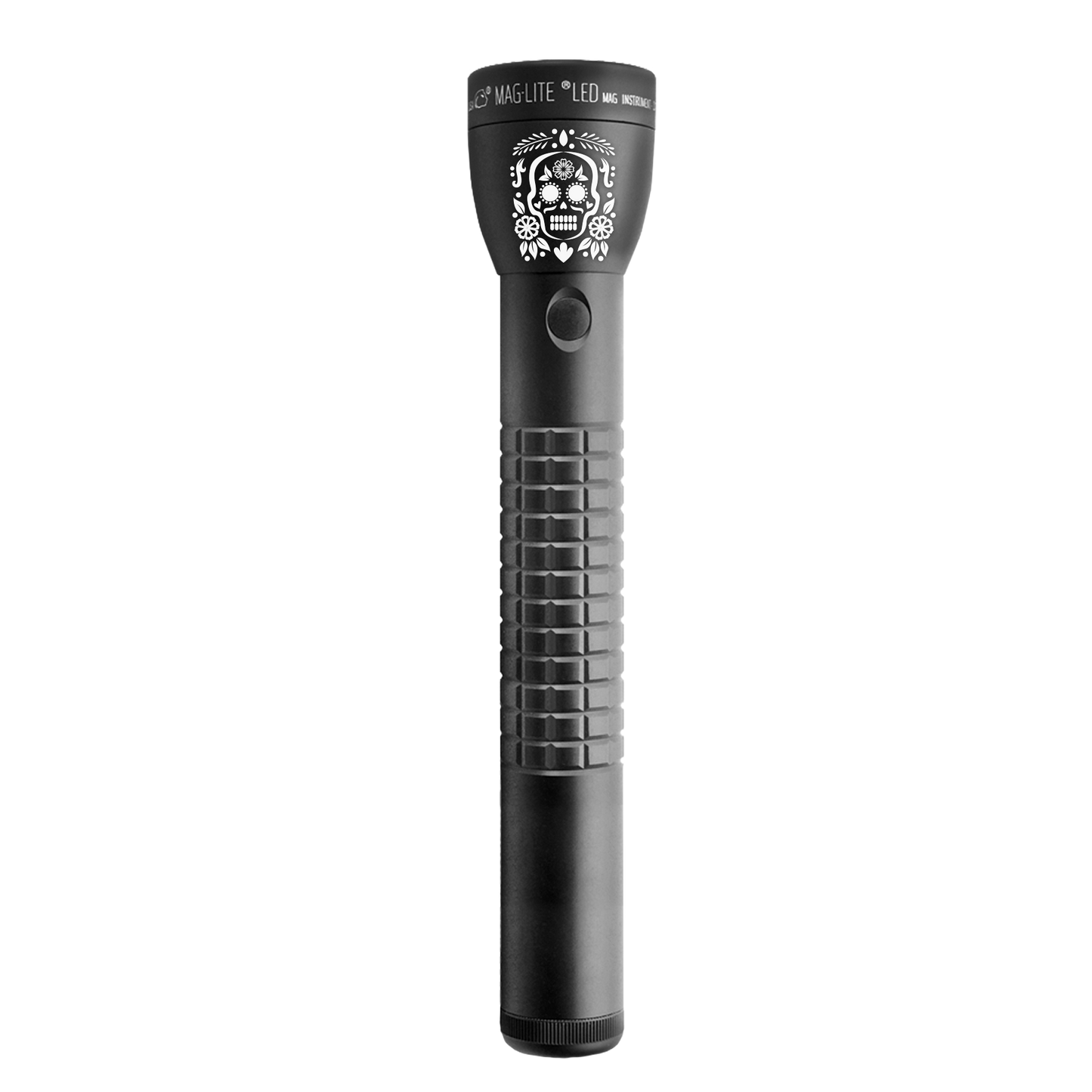 Maglite ML300LX 3-Cell LED Flashlight with Unique Dia De Los Muertos laser engraving