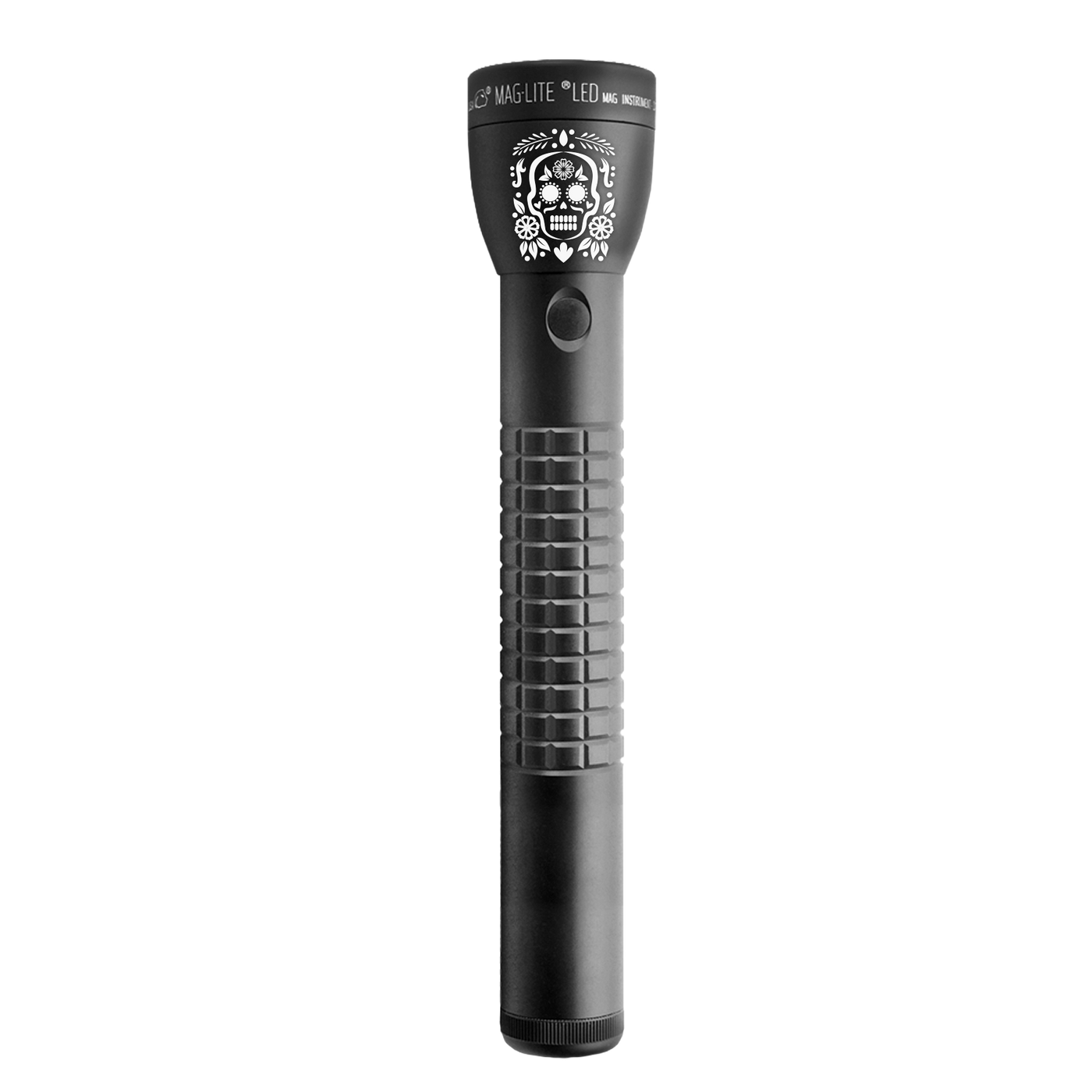 Maglite ML300LX 3-Cell LED Flashlight with Unique Dia De Los Muertos laser engraving