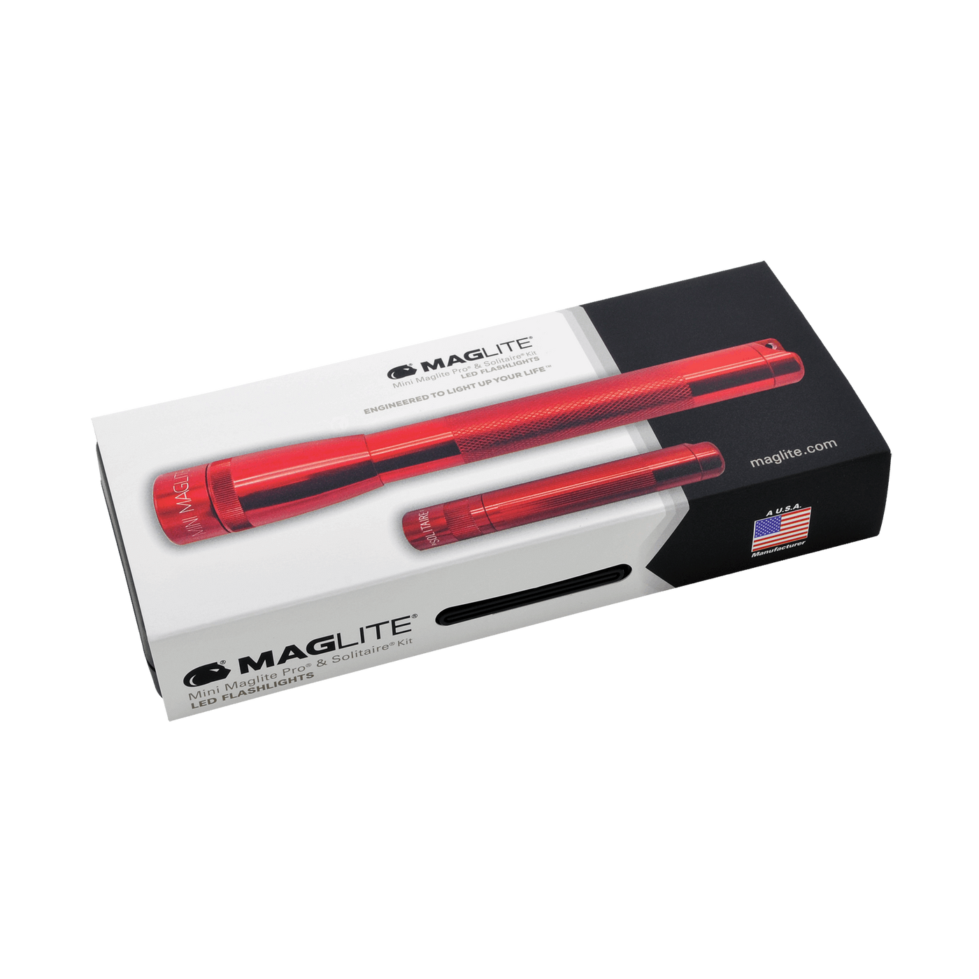 Maglite City Life Kit LED Pocket Flashlight-Red