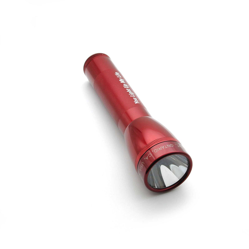 ML25LT LED - You Light Up My Life - 2-Cell C Flashlight Red