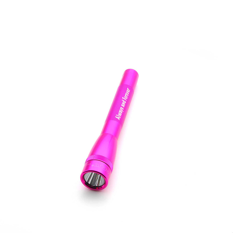 Mini Maglite Pro LED - Always and Forever - Pocket / Purse Flashlight - Pink