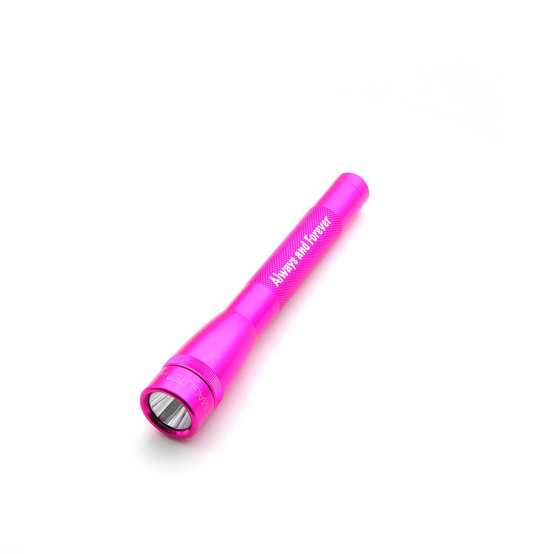 Mini Maglite Pro LED - Always and Forever - Pocket / Purse Flashlight - Pink