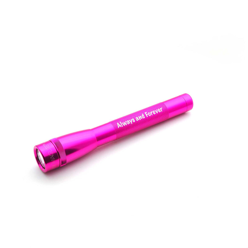 Mini Maglite Pro LED - Always and Forever - Pocket / Purse Flashlight - Pink