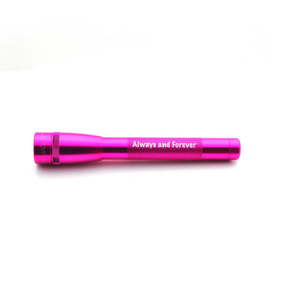 Mini Maglite Pro LED - Always and Forever - Pocket / Purse Flashlight - Pink