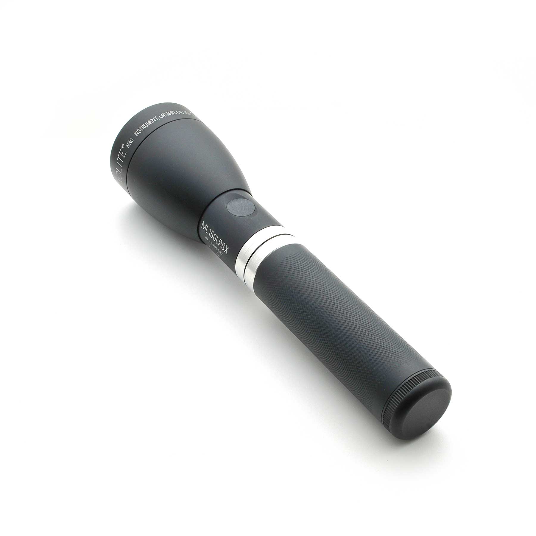 Maglite® ML150LRSX® Rechargeable LED Flashlight - Matte Black - Custom Engraving – 391-Meter Beam, 819 Lumens, Quick Focus®, QuickClik® & LiFePO4 Rechargeable Power